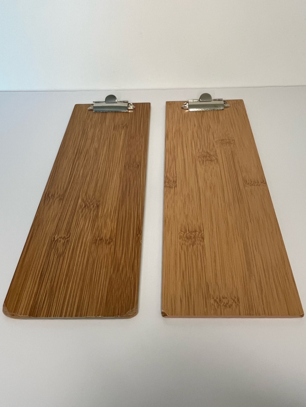 Bamboo Long Menu Clipboards - Set of 2
